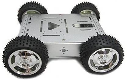 Generic Robot Car UniHobby 4WD Robot Smart Car Chassis Kit Maximum Load 15KG Full Aluminum Alloy for Arduino Robot Projects