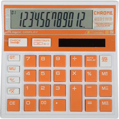 CHROME 9231WB Box Basic  Calculator