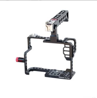 Proaim Muffle Cage with Top Handle for Panasonic Lumix GH5/GH5S Tripod Mount CG-GH5-00 Camera Rig