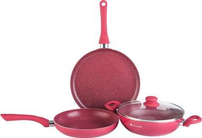 WONDERCHEF Romano Set Induction Bottom Non-Stick Coated Cookware Set