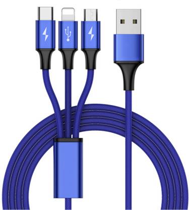STA Lightning Cable 1.2 m 3 in 1 {Lightning, Type C, Micro Usb}
