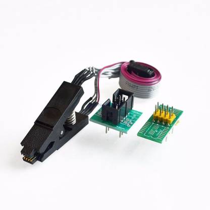 TECHNOLOGYBAZAR Soic8 Sop8 Test Clip For Eeprom 93cxx / 25cxx / 24cxx In-circuit Programming+2 A Electronic Components Electronic Hobby Kit