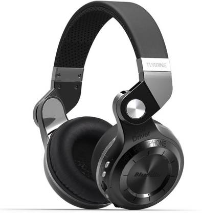 Bluedio T2 Plus Bluetooth Headphone - Black Bluetooth
