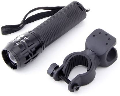 एलेक्सवायन Zoomable 3 Mode Bicycle Head Light LED Flashlight Front Bike lamp Mount Torch LED फ्रंट लाइट