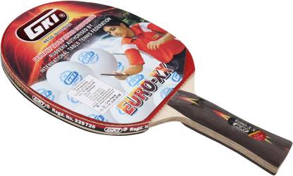 GKI Euro XX Table Tennis Racquet By One Shot Retail Multicolor Table Tennis Racquet