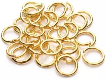 मेडोना शॉप्पे Gold finish jewellery findings Jump rings for jewellery making, pack of 50 gms