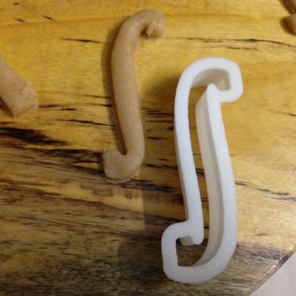 3d print shoppy Maths Integral Cookie Cutter Cookie Cutter