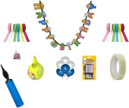 Kala Decorators Best Quality Birthday Kit For Boy(69) For Birthday Party