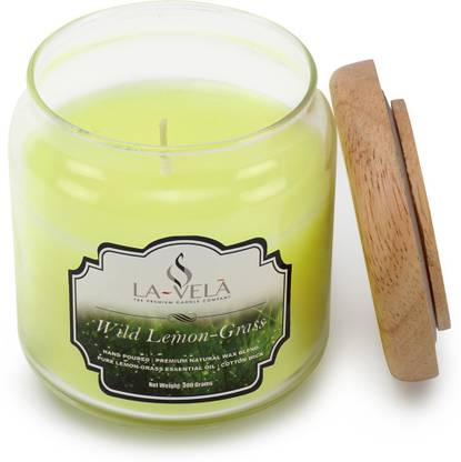 LA-VELA Wild Lemon-grass | 300g | Jar Candle