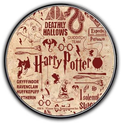 macmerise Harry Potter Infographic Red - Qi Compatible Pro Wireless Charger Charging Pad
