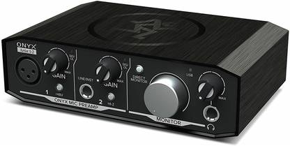 Mackie Onyx Artist 1-2 2x2 USB Audio Interface Powered Sound Mixer