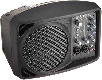 Mackie SRM150 5.25-Inch Compact Active PA System Black Analog Sound Mixer