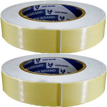 UDAK GOOD QUALITY 1 INCH DOUBLE SIDED TAPE SET OF 2 PCS. DISPENSER FOAM TYPE (Manual)