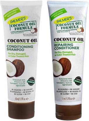 PALMER'S Coconut Oil Formula (Conditioning Shampoo 50ml + Repairing Conditioner 50ml)