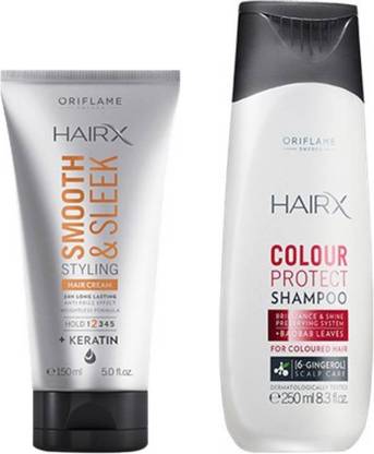 Oriflame Sweden COMBO- HX PROTECT SHAMPOO & SLEEK CREAM