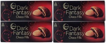 Sunfeast DARK FANTASY 75G (PACK OF 4) Cookies Biscuit