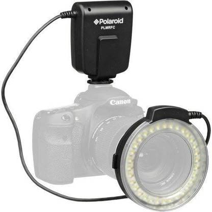 POLAROID Macro LED Ring Flash & Light For The Canon Digital EOS Rebel SL1 (100D), T5i (700D), T5 (1200D), T4i (650D), T3 (1100D), T3i (600D), T1i (500D), T2i (550D), XSI (450D), XS (1000D), XTI (400D), XT (350D), 1D C, 70D, 60D, 60Da, 50D, 40D, 30D, 20D, 10D, 5D, 1D X, 1D, 5D Mark 2, 5D Mark 3, 7D, 7D Mark 2, 6D Digital SLR Cameras (Will Fit 52,55,58,62,67,72,77mm Lenses) Flash