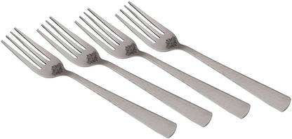 IndianArtVilla Stainless Steel Dinner Fork Set