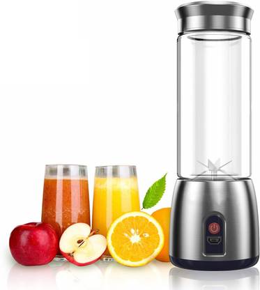 RETRACK Stainless Stell Portable USB Juicer For Shakes, Smoothies, Fruit Juice With 4000mAh Rechargeable Battery Mixer Mixer Juicer Jar