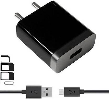 A2Z shop Wall Charger Accessory Combo for Motorola Moto X Play, Moto G Turbo, Moto G3, Moto G2, Moto X Force, Moto G, Moto X, Moto X Style, Moto X2, DROID Maxx, Moto G4, Moto G4 Plus, Moto G5, Moto G5 Plus, Moto E3 Power Original like Mobile Charger With 1 Meter Micro USB Charging Data Cable And SIM Adapter