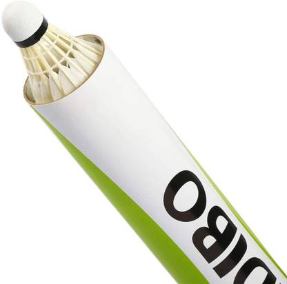 Quinergys ™ Terminator Anti-Break Icon Speed 76 Feather Shuttlecock Feather Shuttle  - White