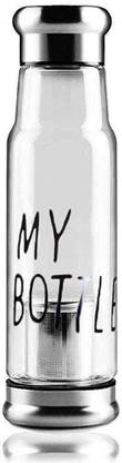Styleys 550 ml Glass, Steel Bottle