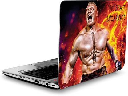 SANCTrix brock lesnar-san362 UV print, fade resistant, scratchproof, matt finish, removable, vinyl Laptop Skin Compatible for 15.6 inch
