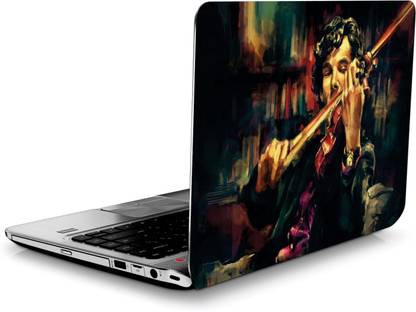 SANCTrix sherlock-san421 UV print, fade resistant, scratchproof, matt finish, removable, vinyl Laptop Decal 15.6