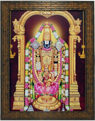 Indianara Tirupati (1443) Digital Reprint 13 inch x 10.6 inch Painting