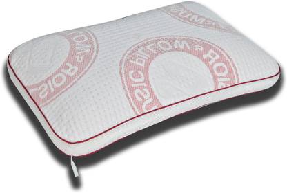 Hush Foam Bed/Sleeping Pillow Pack of 1 Music Pillow (Ergo) 16 x 24 - White - Red