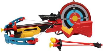 Planet of Toys Super Real Action Crossbow Play Set For Kids, Children Bows & Arrows