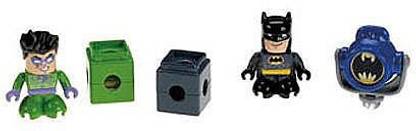 FISHER-PRICE Trio Building System Dc Super Friends Figure Batman The Riddler