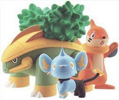 POKEMON Pokemon Diamond And Pearl Series 3 Basic Figure 3-Pack Buizel, Shinx And Grotle