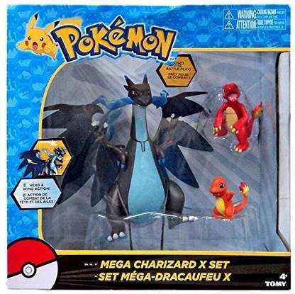 POKEMON Pokemon Mega Charizard X Figure Set