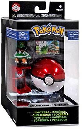POKEMON Pokemon Trainer'S Choice Catch N Return Pokeball Torterra & Poke Ball Figure Set
