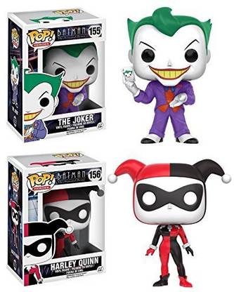 Funko Pop! Batman The Animated Series The Joker + Harley Quinn - Vinyl Figure Set New