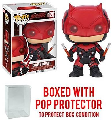 Pop Protector Funko ! Marvel Daredevil Netflix - Daredevil Red Suit Vinyl Figure
