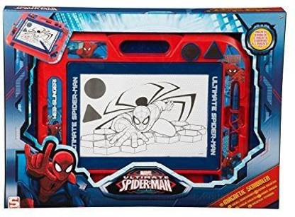Spiderman Marvel man Magnetic Scribbler Etch A Sketch Drawing Doodle Board