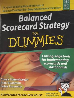 Balanced Scorecard Strategy For Dummies 1st Edition