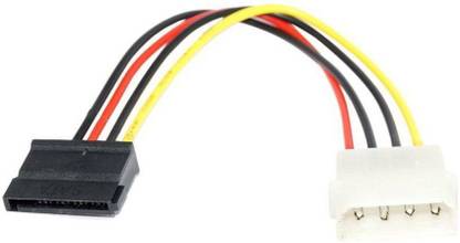 ADNet Power Sharing Cable 0.3 m 4 Pin Molex to SATA Power Cable (SATA to Molex) - 6 inches