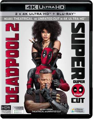 Deadpool 2 + Super Duper Cut (Unrated) (4K UHD & HD) (3-Disc)