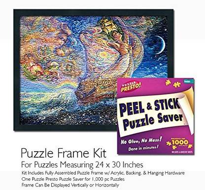 Buffalo Games Jigsaw Puzzle Frame Kit - Made To Display Puzzles Measuring 24x30 Inches
