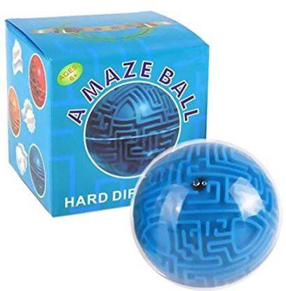 Eden Fghk Finger Rock 3D Spherical Magic Maze Ball 3 levels Intellect Rolling Ball Track Puzzle Game Children IQ Balance Training Toys