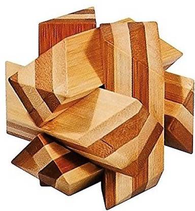 Fridolin Bamboo IQ-Test Puzzle, Angular Knot