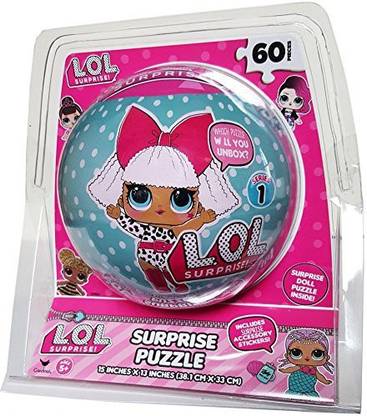 LOL Surprise LOL - SURPRISE PUZZLE (15 In x 13 In) 60 Pieces - Based on the Hottest New Craze - The Doll