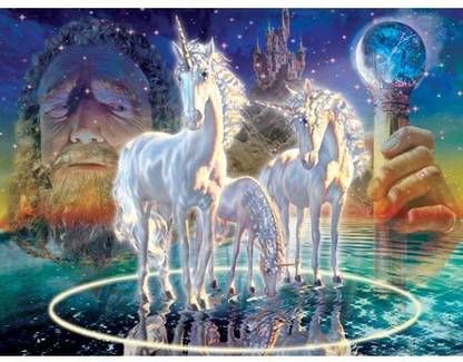 RAVENSBURGER Unicorn Wizard Jigsaw Puzzle 1000pc