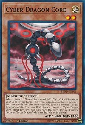 Yu-Gi-Oh! Cyber Dragon Core - LEDD-ENB04 - Common - 1st Edition - Legendary Dragon Decks (1st Edition)