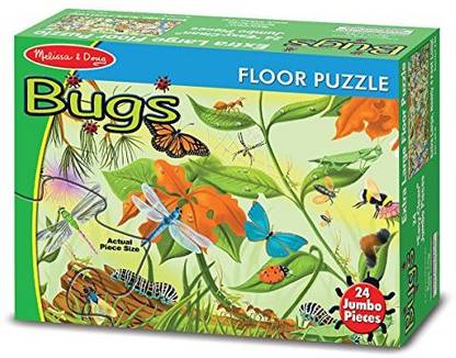 MELISSA & DOUG - Bugs 24 Piece Floor Puzzle