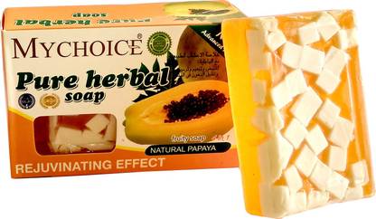 My Choice Pure Herbal Soap And Fruity 4 In 1 Natural Pappaya Soap Price In India Buy My Choice Pure Herbal Soap And Fruity 4 In 1 Natural Pappaya Soap Online