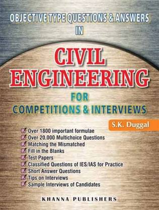 Objective Type Questions & Answers in Civil Engineering For Competitions & Interviews